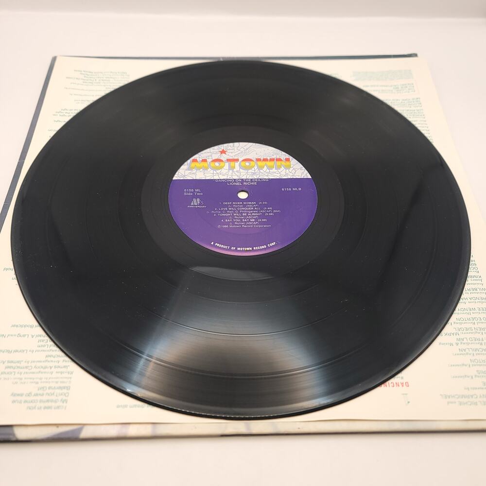 Lionel Richie Dancing on the Ceiling Vinyl Record 1986 - Picture 6 of 7